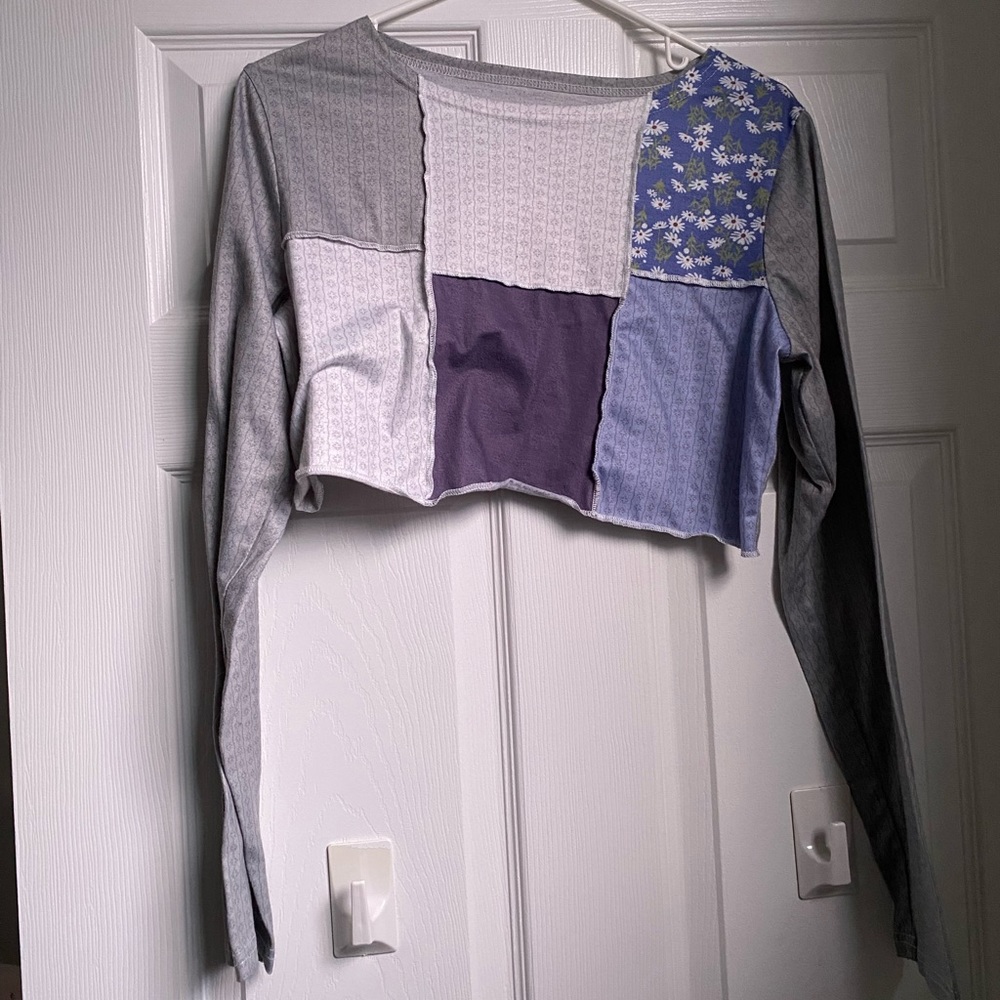 Patchwork Crop Top